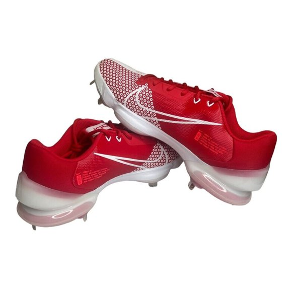 Nike Force Zoom Trout 7 Pro Men Metal Baseball Cleats Red White Sz 11 CQ7224-602 - Picture 6 of 9